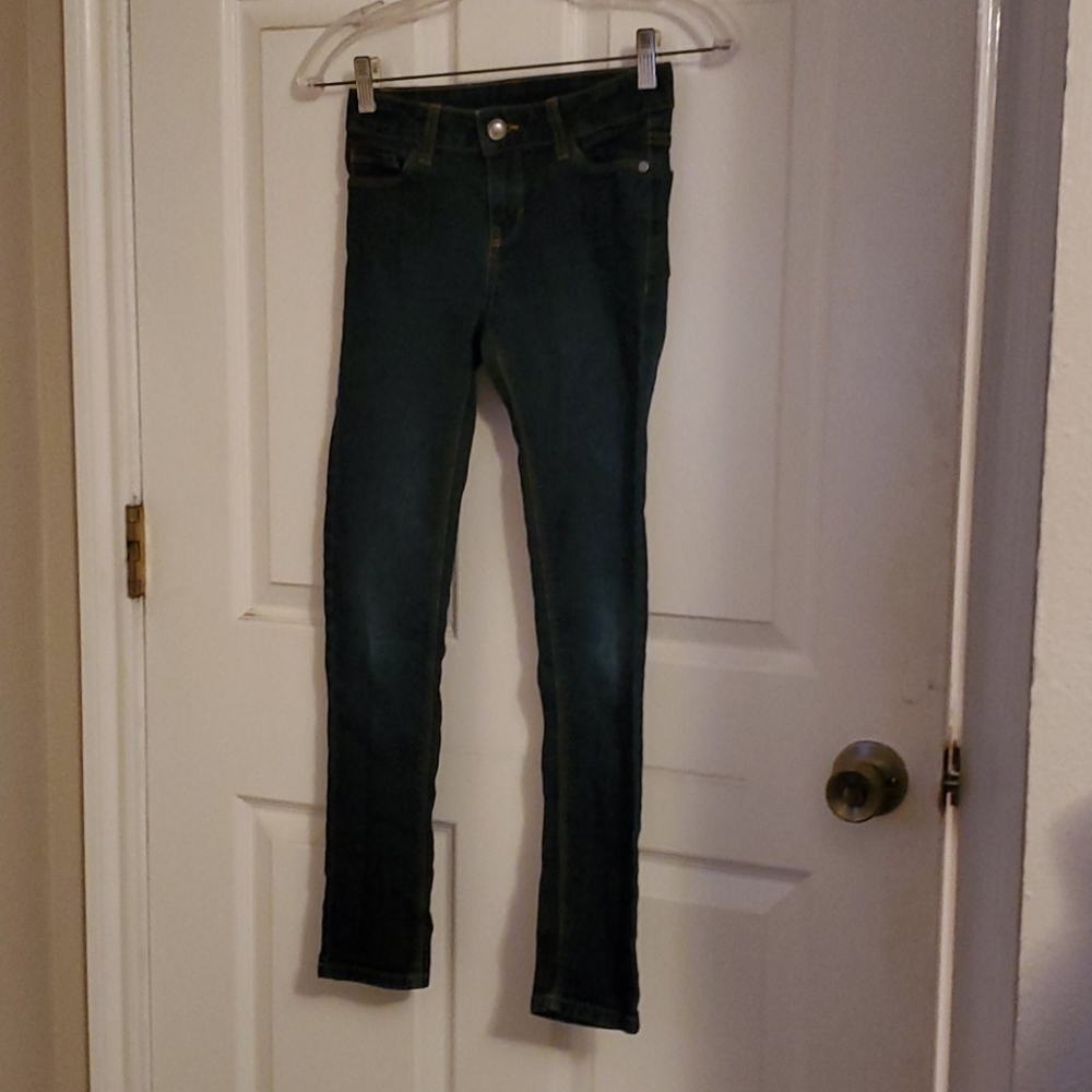 Girls dark wash jeans